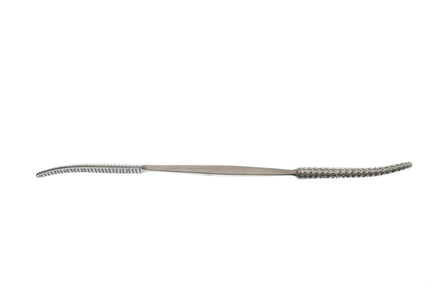 Putti Bone Raspatory 12″ Curved Ends Round and Half-Round Tapered